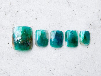 ルフトエーデ(LUFT Ode)/【Foot Art 10】奥行き秋色Blue