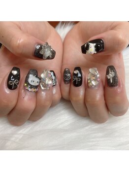 ネイルミュウ(Nail miu)/#黒ネイル