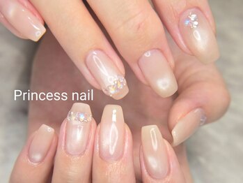 プリンセスネイル(Princess nail)/シンプルベージュ水光マグ9900