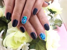 プルミエ ネイル(Premier Nail)/縦タイダイ柄☆定額デザイン