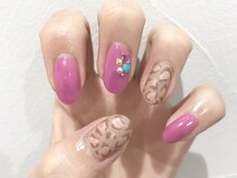 クォーターリゾートネイル(QUARTER RESORT nail)/レオパードネイル☆