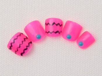 クインテット ネイル 千歳烏山店(Quintet nail)/パラジェル・フットネイル