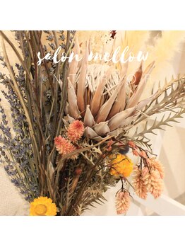 メロウ(mellow)/様々なドライフラワー