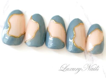 ラグジュアリー ネイルズ(Luxury Nails)/変形ミラー*フレンチNail