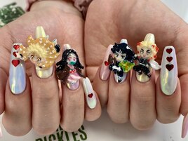 鬼滅の刃３Dネイル