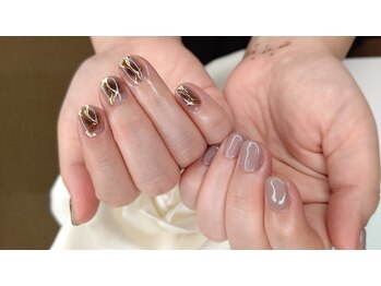 キープ ネイルサロン(KEEP)/チーク&ミラーアート♪