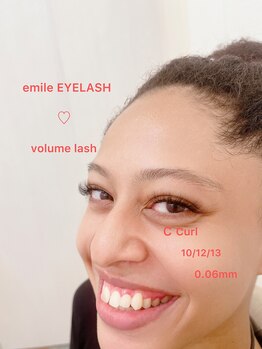 エミルアイラッシュ 東高円寺店(emile EYELASH)/ボリュームラッシュ300本