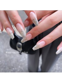 キラキラ ラメグラデーション