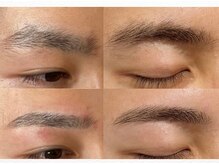 AG/眉毛デザイン＋WAX脱毛 男性