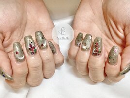 クリスマスネイル