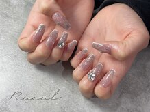 リュール(Rueul.)/フラッシュ×フレンチネイル＊