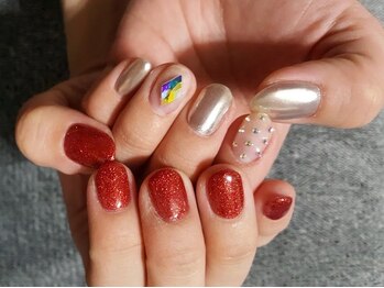 ジジ ネイル(ZIZI NAIL)/ミラーネイル