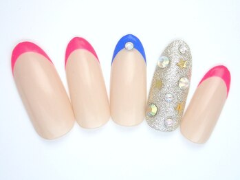 ワンネイル(ONE NAIL)/＃フレンチネイル＃埋め尽くし