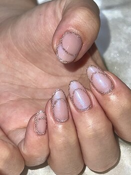 ネイルサロン プール ヴー(Nail Salon Pour Vous)/フラッシュラインネイル