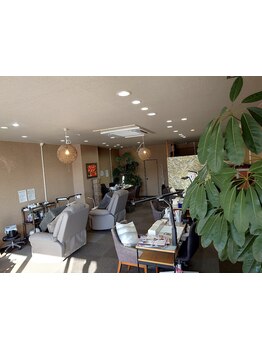 空間にこだわりがあるサロン