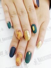ネイリシャス(NAILICIOUS)/マットべっこうネイル☆