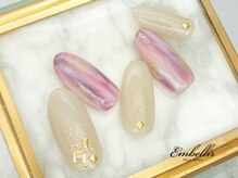 アンベリール 横浜店(Embellir)/(906)塗りかけキラキラネイ