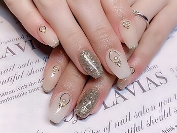プロフェッショナル ネイルサロン ラヴィアス(LAVIAS)/【定額メニュー】シンプルアート