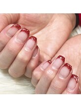 ユキネイル(YUKINAIL)/定番のフレンチネイル