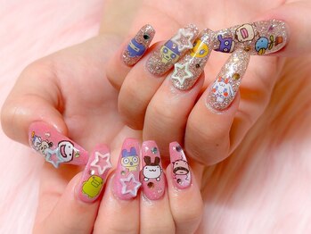 ルアナ(Luana.)/キラキラたまごっちネイル