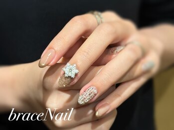 ブレスネイル(brace Nail)の写真/【定額ネイル￥10,000～】オトナ女性にピッタリな"上品さとかわいさ"を両立したデザイン多数/表参道