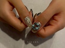 ヴィヴィアン ネイル(Vivian nail)/クリスマス　ツリー　リース