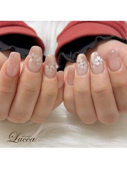 ルッカ(Lucca)/大人な桜ネイル