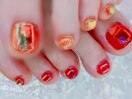 夏先取り☆キラメクFOOTネイル