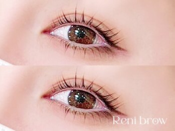 レニーブロウ 名駅店(Reni brow)の写真/[名駅/アイブロウ/束感まつげパーマ］ 専門アイデザイナーのデザイン力に感動!目元可愛くダメージレスも*