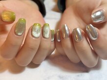 クラッシー(Classy)/ちぐはくキラキラお派手ネイル☆