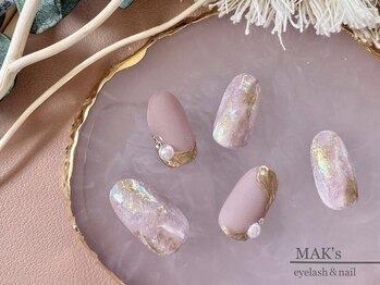 アイラッシュアンドネイル マークス 草加店(MAK's)/定額ネイル¥8980