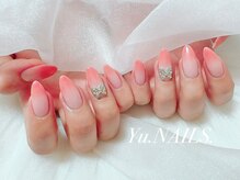 ユーネイルズ 恵比寿(Yu.NAILS.)/春カラー◎桃色グラデーション◎