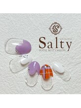 ネイルアンドアイラッシュサロン ソルティ 寺田町(salty)/ハロウィンネイル