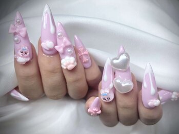 10本長さ出し10本アート付け放題