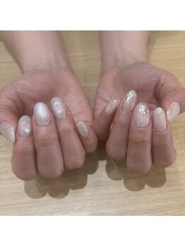 ネイルステーション リンクスウメダ店(NAIL STATION)/ホワイトネイル/パラジェル