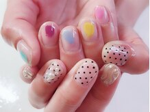 ジジ ネイル(ZIZI NAIL)/ちぐはぐネイル