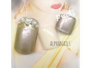 アルファ ネイルズ(ALPHA NAILS)/初回クーポン≫フット定額