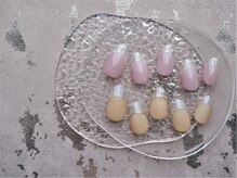 ネイルアート ジマー/先端クリアフレンチ