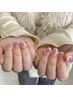 【大人気デザイン♪】オフィスネイルにも◎チークネイル￥7750→￥6200
