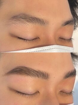 プラシア 広島駅(Purasia.)の写真/【男性応援サロン】メンズ眉毛/メンズフェイシャル/メンズ脱毛をご用意★清潔感UPで垢抜けメンズに大変身♪