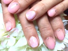 アンベリール ネイルサロンアンドスクール(embellir)/ニュアンスアートネイル¥4800