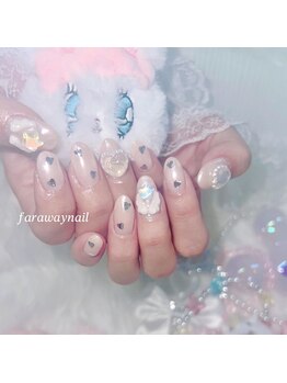 ファラウェイネイル(Faraway nail)/うるうるオーロラネイル☆