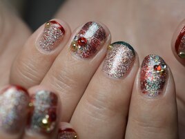 クリスマスネイル