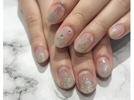 雪の結晶ネイル