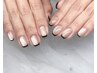 【オフィスネイルにオススメ】ハンドフレンチネイル（ベースあり）¥7000