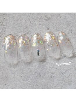 たゆ ネイル(たゆnail)/キラキララメグラネイル