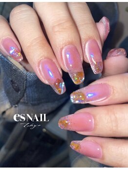 エスネイル 新宿西口店(es NAIL)/オーロラストーン
