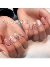 クリスタルネイル ボンベルタ橘店(CRYSTAL NAIL)/ガーリーネイル