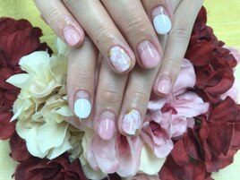 【芝田】お花ネイル