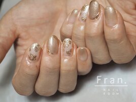 ぷっくりゴールドフラワー